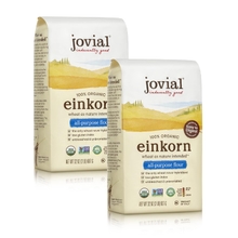 Jovial Einkorn 100% Organic Einkorn All Purpose Unbleached Flour For Baking, High Protein, Non-GMO, USDA Certified, Product of Italy - 32 Oz, 2 Pack