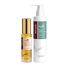 Karseell Argan Oil Hair Serum + 150ml Repair Protein Cream Leave-In Conditioner for Dry, Damaged Hair