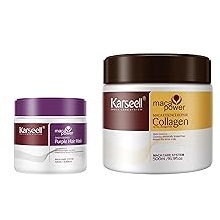 Karseell Collagen Hair Treatment Deep Repair Conditioning and Purple Hair Mask