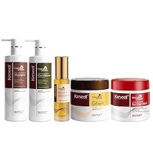Karseell Collagen Hair Treatment Set with Color Depositing Hair Mask red