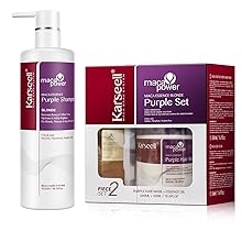 Karseell Purple Shampoo and Conditioner Set with Moroccan Argan Oil for Hair