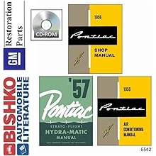 bishko automotive literature 1956 Pontiac Shop Service Repair Manual CD w/Autotrans Supplement & AC Manuals