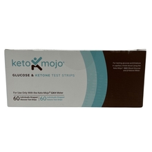 Keto-Mojo Blood Glucose + Blood Ketone Test Strip Combo Pack - 120 Count