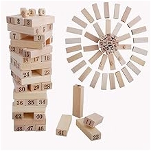 Kids Toys Interactive Toys Wooden Board Game Large 48 Pieces Hot Stamping Digital Folding Parent-Child Game Layer Educational Toy for Kids