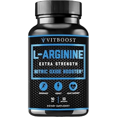L Arginine Capsules with L-Citrulline 1500mg - Nitric Oxide Booster for Stamina, Muscle, Energy & Vascularity - L-Arginine and Essential Amino Supplement for Extra Strength | 30 Days Supply | 90 Count