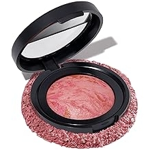 Baked Blush-n-Brighten Marbleized Blush for Cheeks - Pink Buttercream - Natural Finish - Buildable Color
