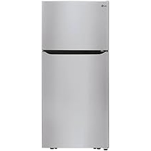 LG 30 in. 20 cu. ft. Stainless-steel Top-mount Refrigerator with Multi-air Flow Cooling