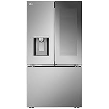 LG LRYKC2606S, 26 cu. ft. Smart Mirror InstaView Counter-Depth MAXTM French Door Refrigerator with Four Types of Ice