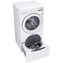 LG WM3400CW 4.5 cu ft Front-Load Washer High-Efficiency, LoDecibelTM Quiet Operation, 6MotionTM Technology, White