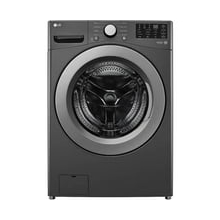 LG WM3470CM 5.0 Cu. ft. High-Efficiency Stackable Middle Black Front Load Washing Machine with Mega Capacity