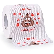 Valentines Day Gifts for Him/Her, Romantic Novelty Gifts Toilet Paper, Funny Gag Gifts for Adults Men Women Boyfriend Girlfriend, Valentines Day Decor for Party Supplies Christmas Stocking Stuffers
