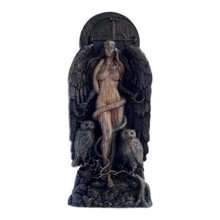 Lilith Goddess Statue - Natural Oak Wood