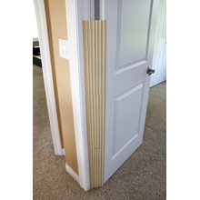 4-Pack Finger Pinch Guard - Hinge Cover Finger Guard untuk Mencegah Kecederaan Berkaitan Pintu - Light Tan