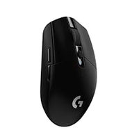 Logitech G305 Lightspeed Wireless Gaming Mouse, Hero Sensor, 12,000 DPI, Lightweight, 6 Programmable Buttons, 250h Battery, On-Board Memory, Compatible with PC, Mac - Black
