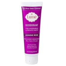 Lume Deodorant For Underarms &amp; Private Parts 3oz Tube Jasmine Rose