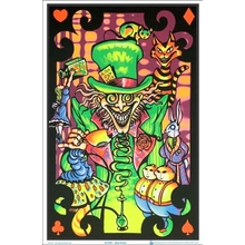 Mad Hatter Blacklight Poster 23 x 35