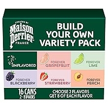 Maison Perrier Build Your Own Variety Pack, Sparkling Water, 11.15 Fl Oz Cans, 16-Pack