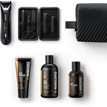 MANSCAPED &reg; Pakej Premier 5.0 Ultra, dengan The Lawn Mower &reg; 5.0 Ultra Men's Groin & Body Hair Trimmer, Shears 3.0, Crop Preserver &trade; Ball Deodorant, Refined &trade; Body Wash, Crop Soother &trade;, Shed 2.0