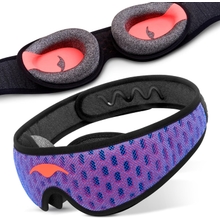 Manta Pro Sleep Mask - 100% Light Blocking Sleep Mask for Side Sleepers, Breathable and Comfortable for SleepTravelNapShift Work