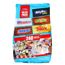 Mars Mini Chocolate Favorites, Variety Pack 240 Count