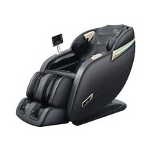 MassaMAX 2026 Version Full Body Massage Chair, Zero Gravity Recliner with Yoga Stretch, SL Track, Airbags, Heating, and Foot Massage, Black/Gold