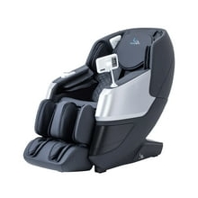 MassaMAX MT339 4D Massage Chair, Electric Extendable Footrest, Zero Gravity, With Touch Screen, Quick Access Buttons,in deep black color