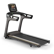 Matrix Fitness T50 Treadmill with XER | 10" Touchscreen WiFi+BT | Club-Quality Treadmill for Running, 5K & Marathon | Heavy-Duty Frame, Extra-Thick 20"x60" Deck, Industrial Cushioning