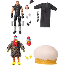 Mattel WWE Action Figure 2-Pack Ultimate Edition Survivor Series 1990 Undertaker &amp; Gobbledy Gooker Collectibles with Interchangeable Accessories, Extra Heads &amp; Swappable Hands