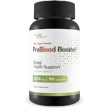 Max Super Health Pro Blood Booster - Blood Health Support Supplement - Promote Balanced Blood Health & Blood Flow - Aid Circulatory Health - Support Healthy Blood Vessel & Cardiovascular Function