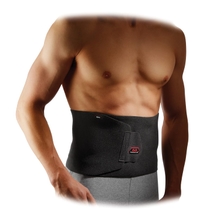 McDavid Waist Trimmer Belt for Men, Sweat Band &amp; Back Support, Improved Posture for Workouts, Black