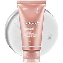 medicube Wrapping Mask Collagen Overnight Peel Off Facial Mask | Elasticity &amp; Hydration Care, Reduces Sagging &amp; Dullness | Hydrolyzed Collagen For Glowing Skin | Korean Skin Care, 2.53 fl.oz
