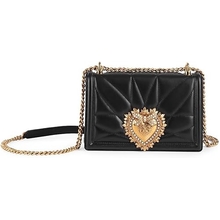 Medium Devotion Quilted Leather Shoulder Bag