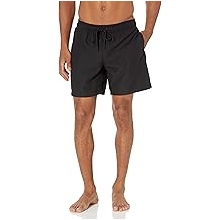 Men's Swim Trunks with Mesh Lining, Pockets, Drawstring Closure