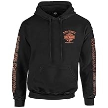 Men's Eagle Piston Long Sleeve Pullover Hoodie, Black 30299949