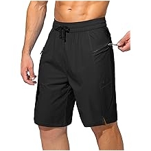 Men's Swim Trunks Quick Dry Board Shorts with Zipper Pockets Beach Shorts Bathing Suits for Men - No Mesh Liner