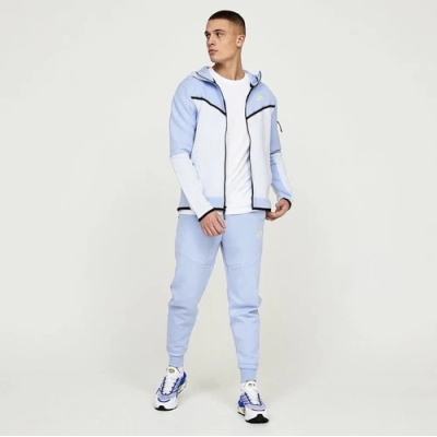 men's nike tech fleece tracksuit blue