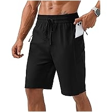 Mens Swim Trunks 7 Inch Board Shorts Bathing Suit Swimwear with Zipper Pockets No Liner Quick Dry for Beach Swimming