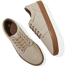 Mens White Casual Shoes All Black Fashion Sneakers for Men Low Top Lace Up Canvas Shoes