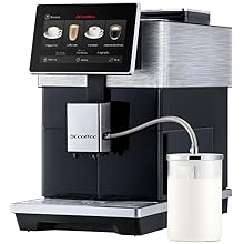 H3 Fully Automatic Espresso Machine with Milk Frother-15 Barista Drinks, Bean to Cup Coffee Machine, Auto-Clean Coffee Maker, 100% Ceramic Grinder for Home & Office
