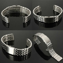 Metal Bracelet Wrist Watch Band Stainless Steel Strap Straight New 18/20/22mm