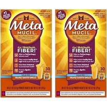 Metamucil Fiber Sugar แพ็คเก็ตผงสีส้มฟรี 30 กะรัต (2 แพ็ค)