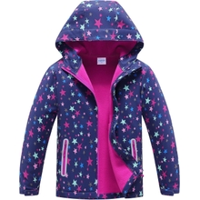 MGEOY Boys Girls Rain Jacket Lightweight Waterproof Hooded Fleece Lined Raincoat Windbreakers for Kids