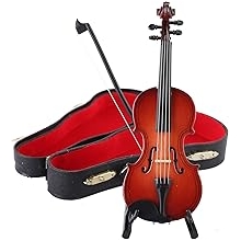 مصغرة الآلات الموسيقية ديكور مصغرة آلة موسيقية اليدوية الكمان نموذج الحلي نموذج الإبداعية الحلي اكسسوارات الأثاث8cm