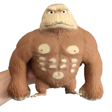 MOMOFSSS Super Large Gorilla Toy Figure, Soft Squishy Elastic Monkey, Latex Fidget Anime Toy for Teens &amp; Adults (4.4LB)
