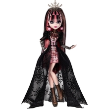 Monster High Howliday Draculaura Doll, Collectible Winter Edition, Pink &amp; Black Gown