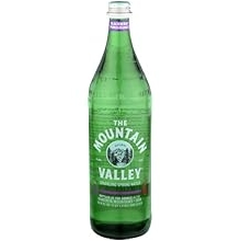 Mountain Valley Sparkling Spring Water, Blackberry Pomegranate, Kosher, Gluten Free, 1 Lt, 33.8 Fluid Ounce Pack of 12