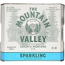 Mountain Valley Water Sparkling Water 12 Pack, 33.8 Fl Oz