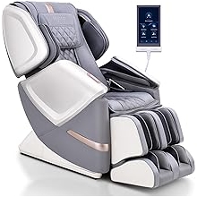 MYNTA 4D Massage Chair, Dual Mechanism 4D+2D Massage Chair Full Body, Waist & Shawl Heating with Extended SL-Track, Foot & Calf Massager, Music Sync with Hi-Fi Bluetooth Speaker