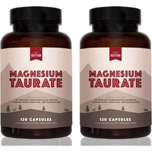 Natural Rhythm Magnesium Taurate, 2-Pack, High Absorption Taurate, 750mg 150mg of Elemental Magnesium 120 Capsules Per Bottle