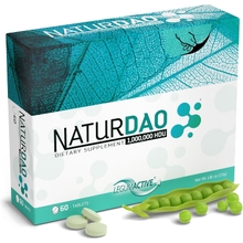 NATURDAO - 1,000,000 HDU - DAO Enzyme Supplement - Histamine Block - Diamine Oxidase - Food Intolerance - 60 tablets